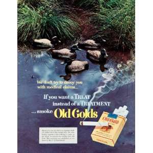   New Jersey Duck Decoys Pond Smoke   Original Print Ad