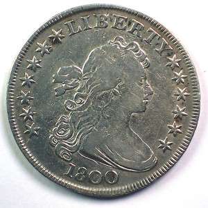 1800 Bust Silver Dollar Very Fine Coin  