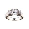 14k White Gold Overlay Betrothal Ring Was $22.99 
