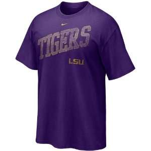    Nike LSU Tigers Purple Off Campus T shirt: Sports & Outdoors