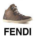   men high sneakers shoes in Light Brown Cotton Size US 6.5   EU 39½
