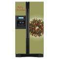 Appliance Art Holiday Wreath Side by side Refrigerator Cover