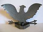 folk art tin american eagle sconce candle holder by cathy