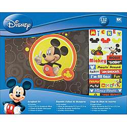 Disneys Mickey 8x8 inch Postbound Scrapbook Album Kit  