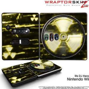  DJ Hero Skin Radioactive Yellow fits Nintendo Wii DJ Heros (DJ HERO 