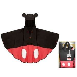 Disney Store/Disney Parks Mickey Mouse Rain Poncho Hoodie For Children 