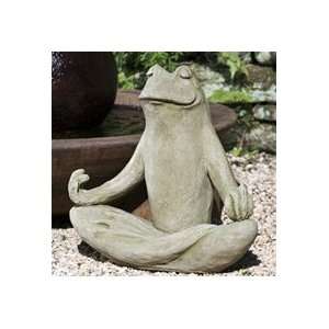  totally zen frog garden statue