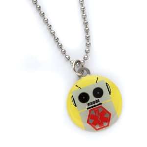   Kids Medical Alert ID Robot Pendant Necklace: Health & Personal Care