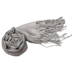 Peach Couture Silver Rayon from Bamboo Pashmina  