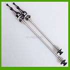 Blk Mountain Bicycle Bike MTB Front Rear Axle Quick Release QR Skewers 