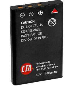 CTA Replacement Battery for Fuji NP 60  Overstock