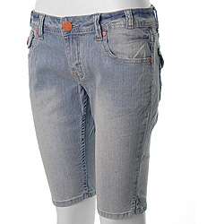 Crest Jeans Juniors Stretch Bermuda Shorts  Overstock