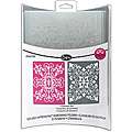 Sizzix Textured Impressions Chandelier and Thank You Set Embossing 