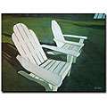 Rickey Lewis Lawn Chairs Gallery wrapped Canvas Art Compare 