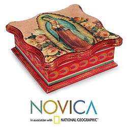   Lady of Guadalupe Decoupage Jewelry Box (Mexico)  