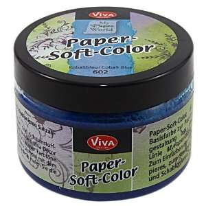  Viva Decor 1.7 Ounce Paper Soft Color, Cobalt Blue Arts 
