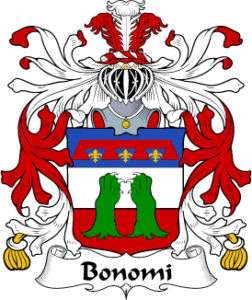Family Crest 6 Decal  Italian Nobles  Bonomi  