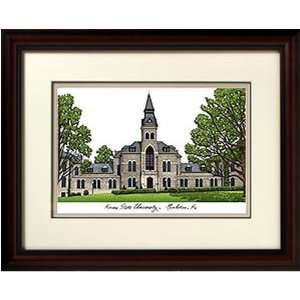  Kansas State University Alma Mater Framed Lithograph 