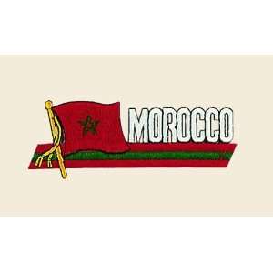  Morocco Logo Embroidered Iron on or Sew on Patch 
