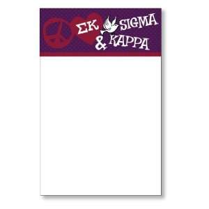  Sigma Kappa Peace Memo Pad: Office Products