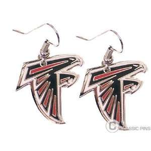 Atlanta Falcons Logo Earrings:  Sports & Outdoors