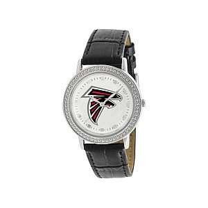  Gametime Atlanta Falcons Womens Black Leather Watch 