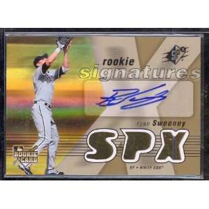   2007 SPX Rookie Signatures Ryan Sweeney Auto RC Sports Collectibles