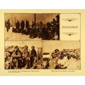  1920 Rotogravure WWI Buckeyes Toul France Trench Warfare 