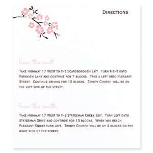 Map/Direction Card Wedding Accessories
