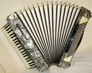 Classic German ACCORDION WELTMEISTER Stella 120 bass 16 switches 