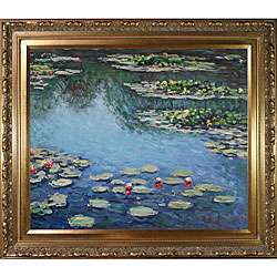Monet Water Lilies Canvas Art  