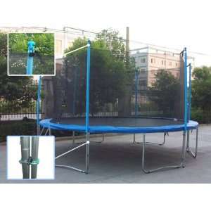 ZupapaTM 14 Ft Trampoline with Net Enclosure & Free Safety Pad & Free 