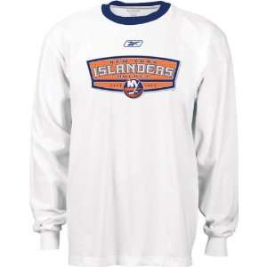  New York Islanders Bloc Party Long Sleeve Ringer T Shirt 
