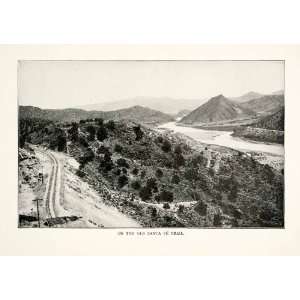 1902 Print Santa Fe Trail Transportation Route New Mexico United 