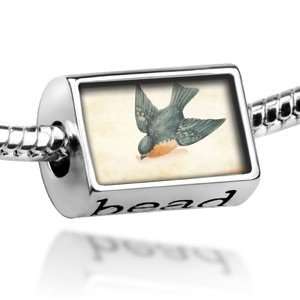  Beads Bird   Pandora Charm & Bracelet Compatible Bead 
