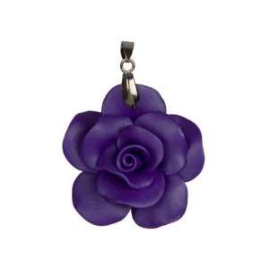   1pc Purple Rose Accent   Jewelry Basics Accent Arts, Crafts & Sewing
