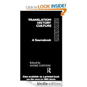 Translation/History/Culture (Translation Studies) André Lefevere 
