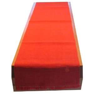    Fiesta 54 Inch Solid Table Runner, Persimmon