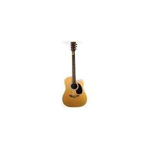    BadAax 266CE AC/EL Cutaway Guitar Package Musical Instruments