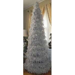   Heather Grey with Silver Glitter 7 Foot   Hand Crafted