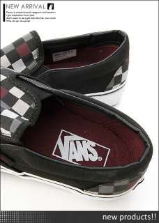BN Vans Slip On Multi Check Pewter Ash Shoes #V69 B  