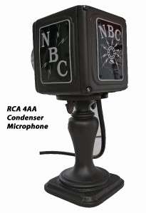 RCA 4AA Condenser Microphone Table STAND NBC Mic Mount  