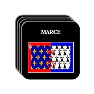  Pays de la Loire   MARCE Set of 4 Mini Mousepad Coasters 