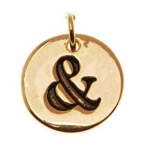   Round Charm Ampersand Symbol & (1/2 Inch) Arts, Crafts & Sewing