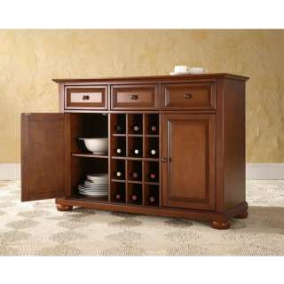 Crosley Furniture Alex&ria Buffet Server/Sideboard Cabinet w/ Wine 