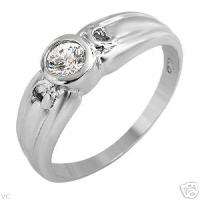 55ctw Cubic Zirconia Ring Solid 925 Sterling Silver  