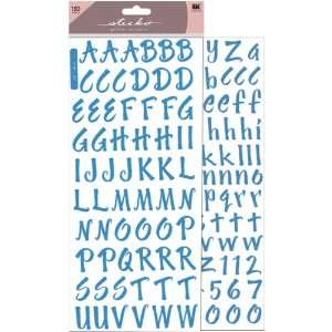  Sticko Glitter Alphabet & Number Stickers 2/Sheets 