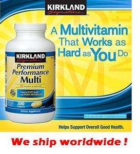 Kirkland Premium Performance Multi,300 ct,31 Vitamins & minerals,4 