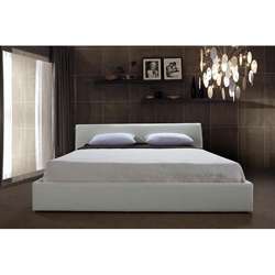 Madison Cream Leather King size Bed  