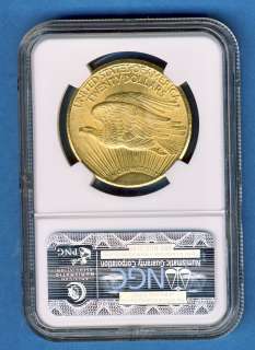 1927 $20 Gold Saint Gaudens NGC MS65 3369731 007  